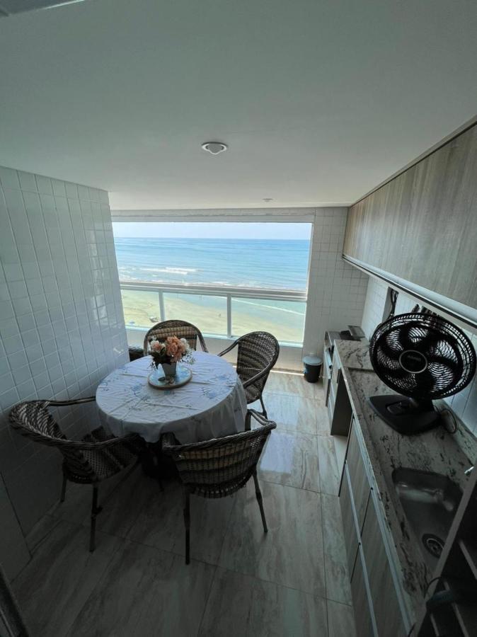 Mongagua Com Vista Para O Mar Pe Na Areia Екстериор снимка